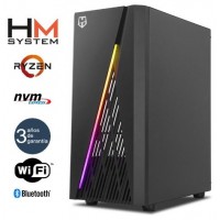 HM System Ryzen Frost C1 Gaming - Torre RGB - AMD